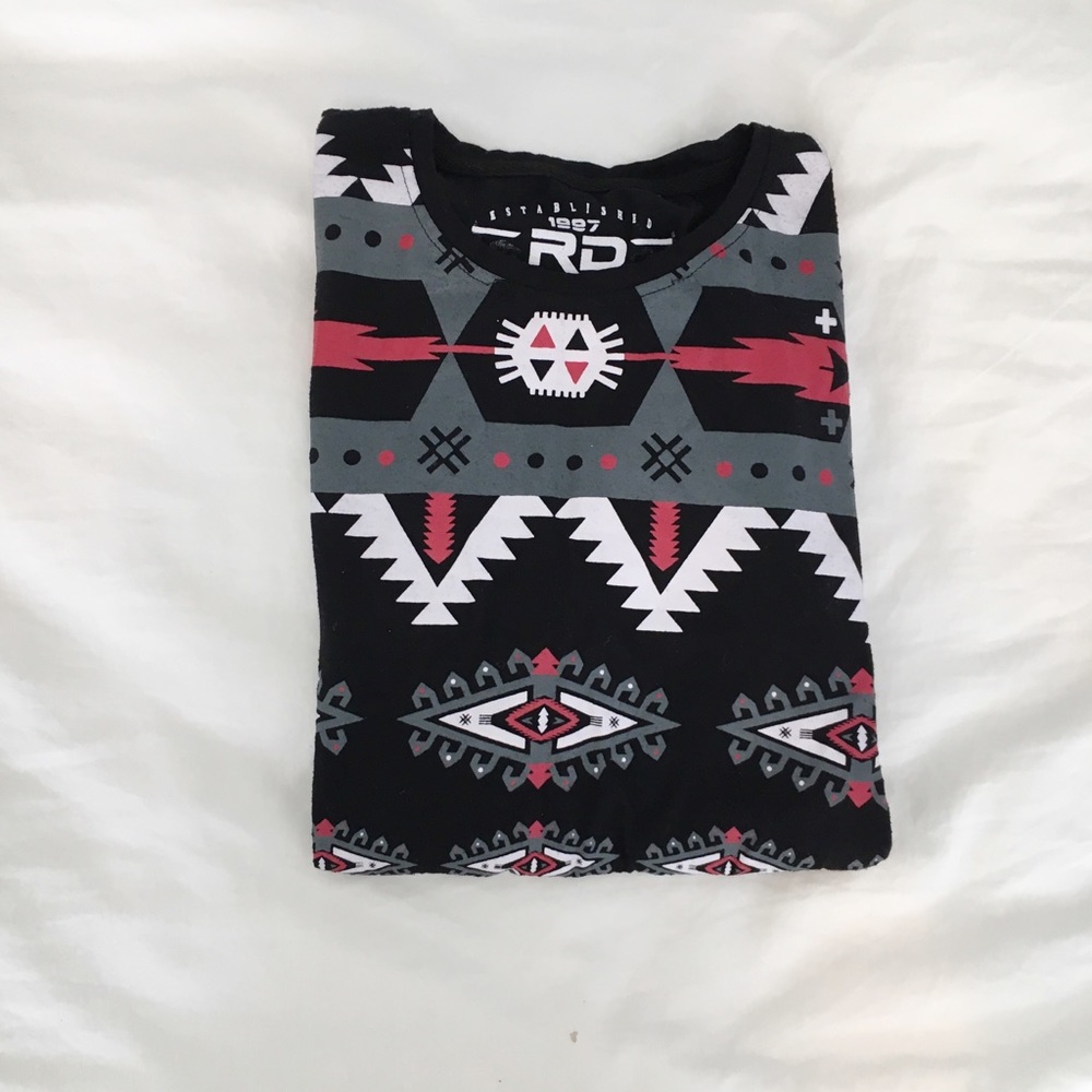 RD tribal print shirt